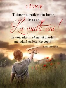 1 Iunie „Ziua copiilor”